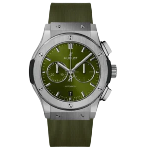 Hublot Classic Fusion Cronógrafo de Titanio Verde